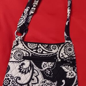 Vera Bradley Monochrome Floral Crossbody Bag